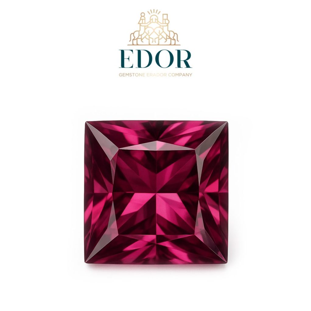 Rhodolite Garnet - square