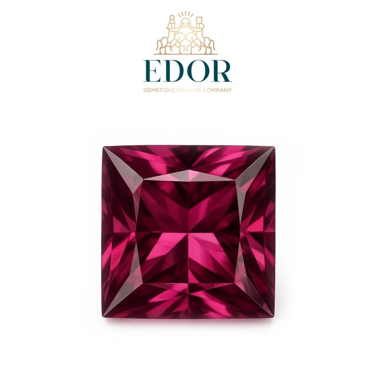 Rhodolite Garnet - square