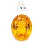 Citrine - oval