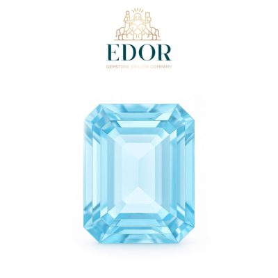 Sky Blue Topaz - octagone