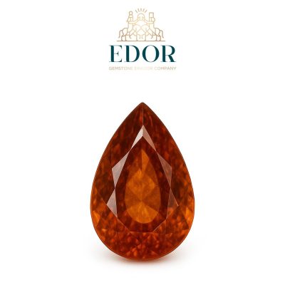 Hessonite Garnet - pear