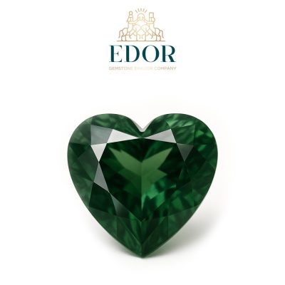 Tsavorite Garnet - heart