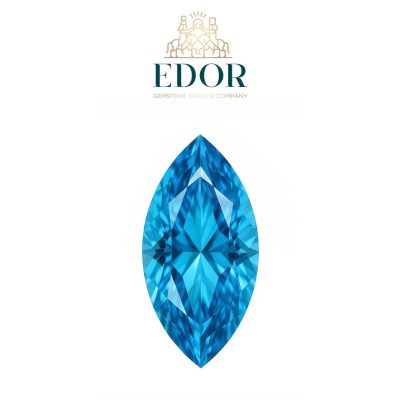 Swiss Blue Topaz - marquise