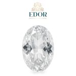 White Topaz - oval